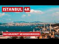 Istanbul Sultanahmet Neighbourhood Walking Tour 12 December 2021|4k UHD 60fps