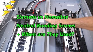 Siemens vs Homeline: Neutral Bonding Screws + When are They Used?