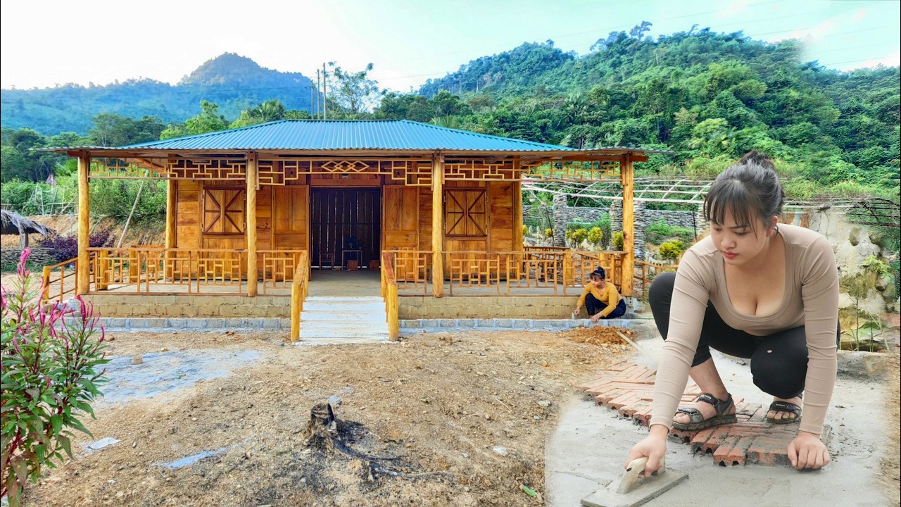 FULL VIDEOS : 80 days to complete the wooden house, handcrafting the wooden interior furniture