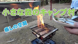 [旅キャンプ]小さな森のキャンプ村で快適　軽キャン活用