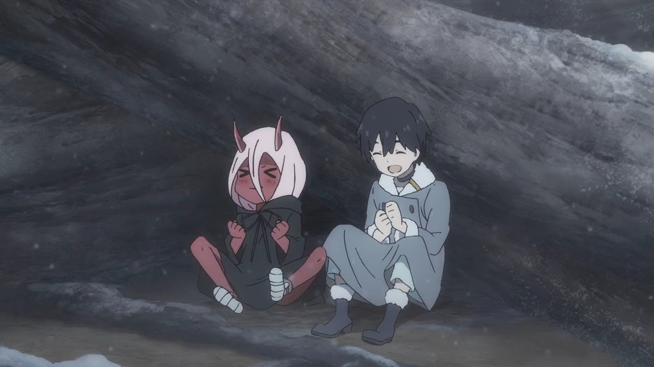 Young Zero Two and Hiro - Darling in the Franxx (DITF)