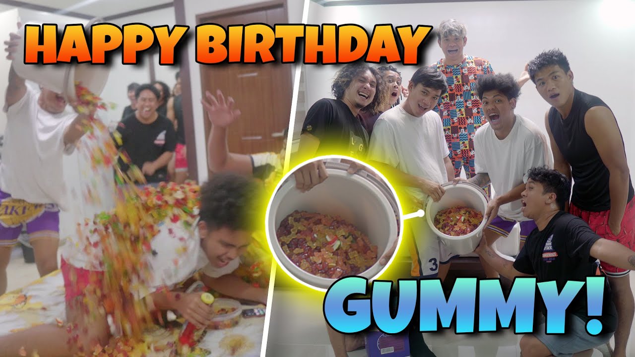 10,000 GUMMY BEARS PRANK!! YouTube