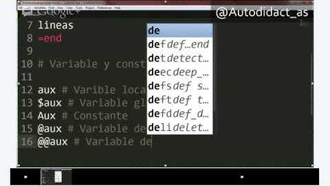 Introducción a Ruby