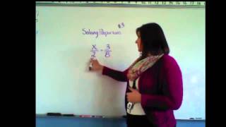 Solving proportions method 3