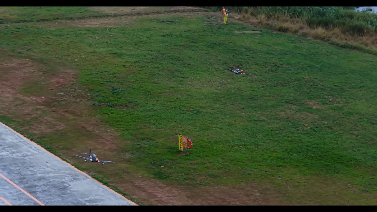 P-51 野馬 雙機編隊飛行