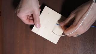 Setting Up Your Base For The Wire Sculpture