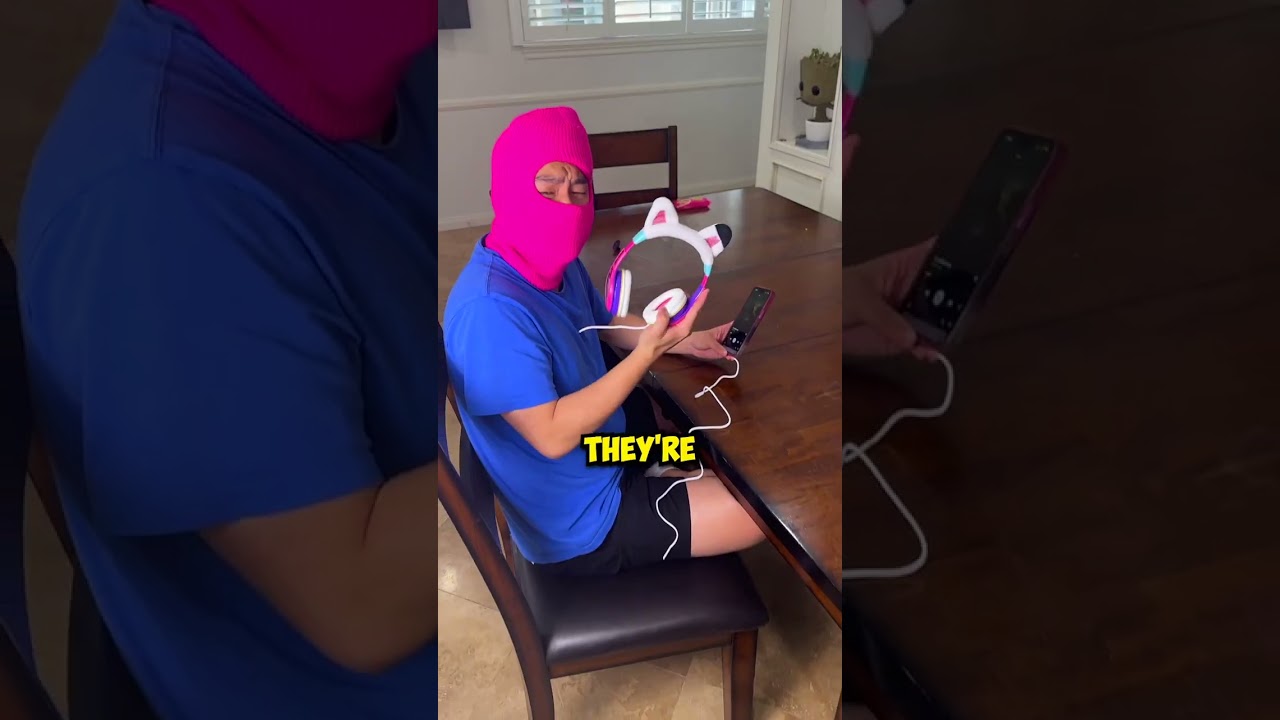 Headphones Prank By My Roommate... #shorts