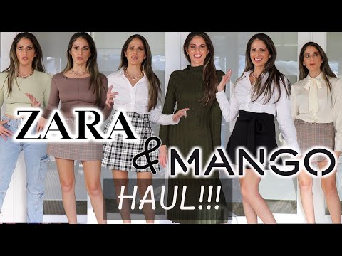 FALL Zara & Mango Haul and Try on! New in FALL 2022