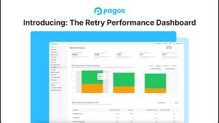 Introducing the Pagos Retry Performance Dashboard