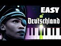 Rammstein - Deutschland - EASY Piano Tutorial