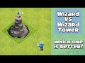 Every Level Wizard VS Every Level Wizard Tower | Clash of Clans