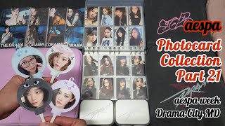 [Photocard] AESPA - Photocard Collection (Part 21) - Drama City MDs Unboxing