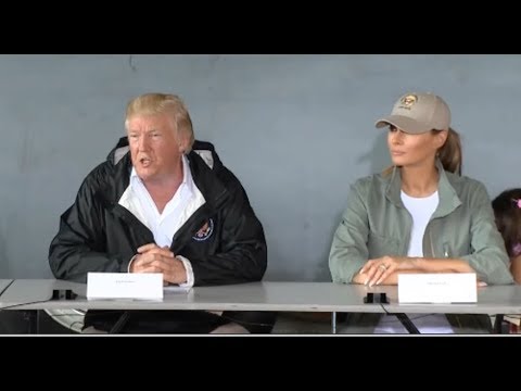 Video: Lo Sguardo Di Melania Trump A Puerto Rico