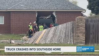 Truck slams into Corpus Christi home after driver suffers medical emergency