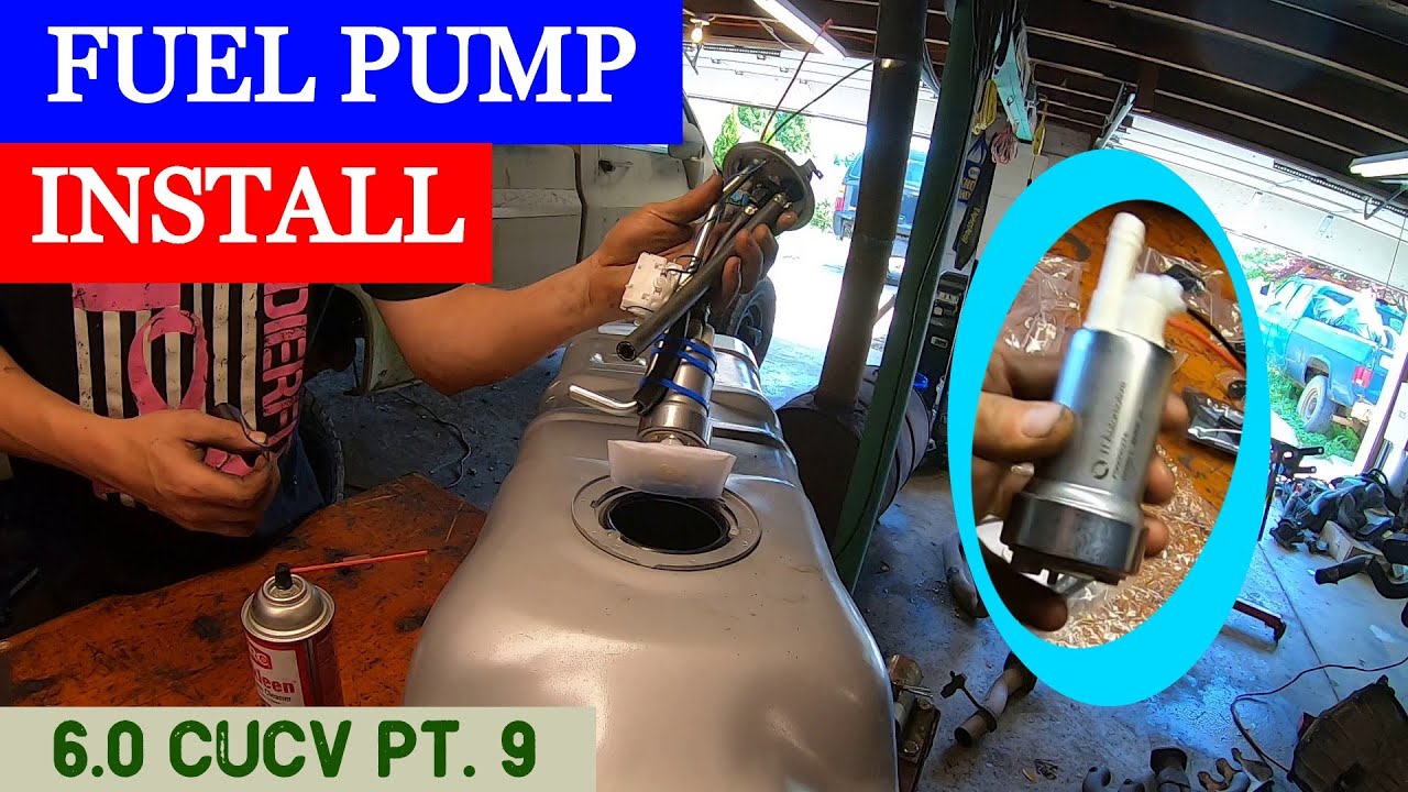 6.0 CUCV Part 9 High Pressure IN TANK Fuel Pump INSTALL YouTube
