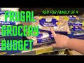 $50 Grocery Budget For Family Of 4 | Frugal Meal Plan