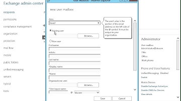 How to Create a User Mailbox in Exchange 2016
