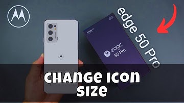 Motorola Edge 50 Pro Customize icon Style || How to change icon size || How to use custom icon size
