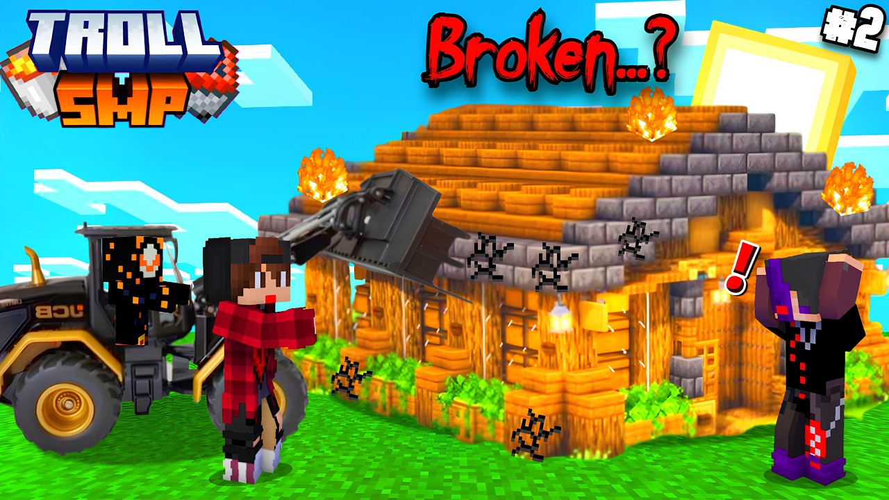 I DESTROYED My Friend’s House In Our Minecraft World!...(മലയാളം) - YouTube