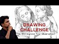 DRAWING CHALLENGE | Professional Drawing Lessons in Hindi