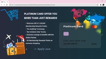 Glassmorphism credit card CSS  HTML