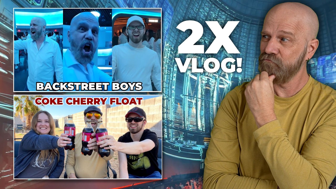 Backstreet Boys at Sphere & Coke Cherry Float Taste Test | Vlog 67