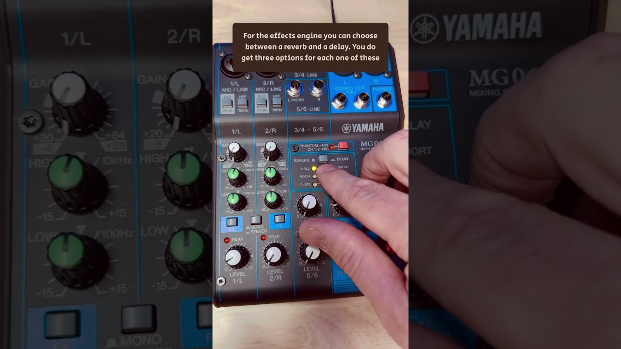 Yamaha MG06X Audio Mixer #audiomixer #mg06x - YouTube