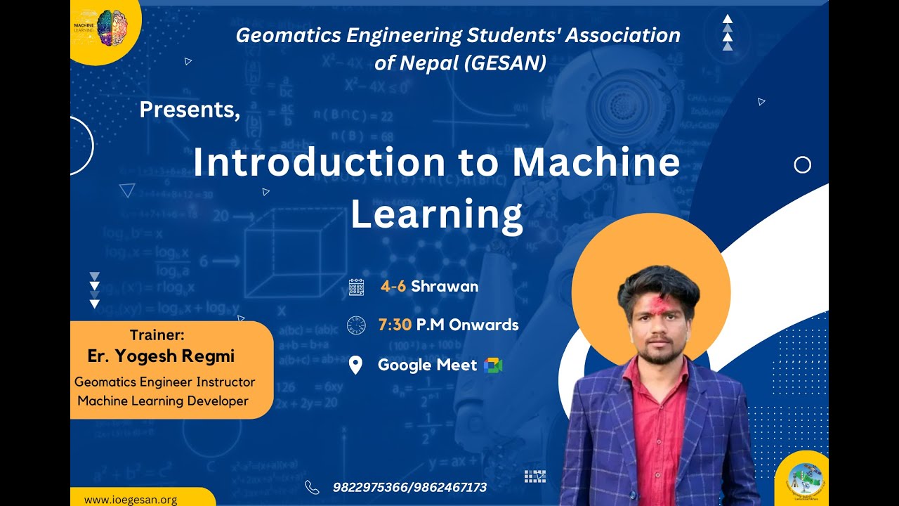 Introduction to Machine Learning || Day 2 - YouTube