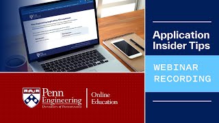 October 7, 2025 - Admissions Webinar - Insider Tips: How to Build a Standout Application