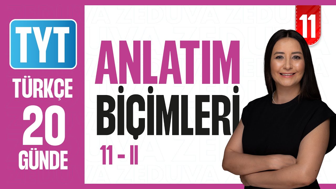 Anlam Biçimleri Konu Anlatımı | 20 GÜNDE ANLAM BİLGİSİ PARAGRAF KAMPI 2026 | 11-II