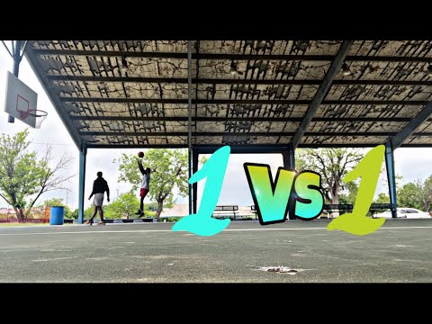 Heated 1 V 1 basketball game against my brother