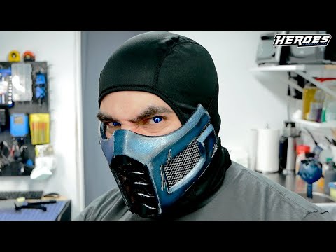 DIY Sub-Zero Mask EVA Foam - Mortal Kombat YouTube