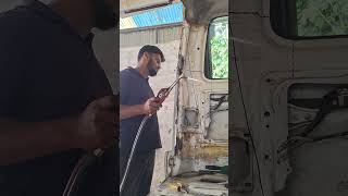 #Rusty boot door beading pannel repair #U painter autobody shop @Menda0024.