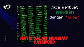 Cara membuat Wordlist untuk mencoba menebak "PASSWORD MEDSOS KALIAN" #2