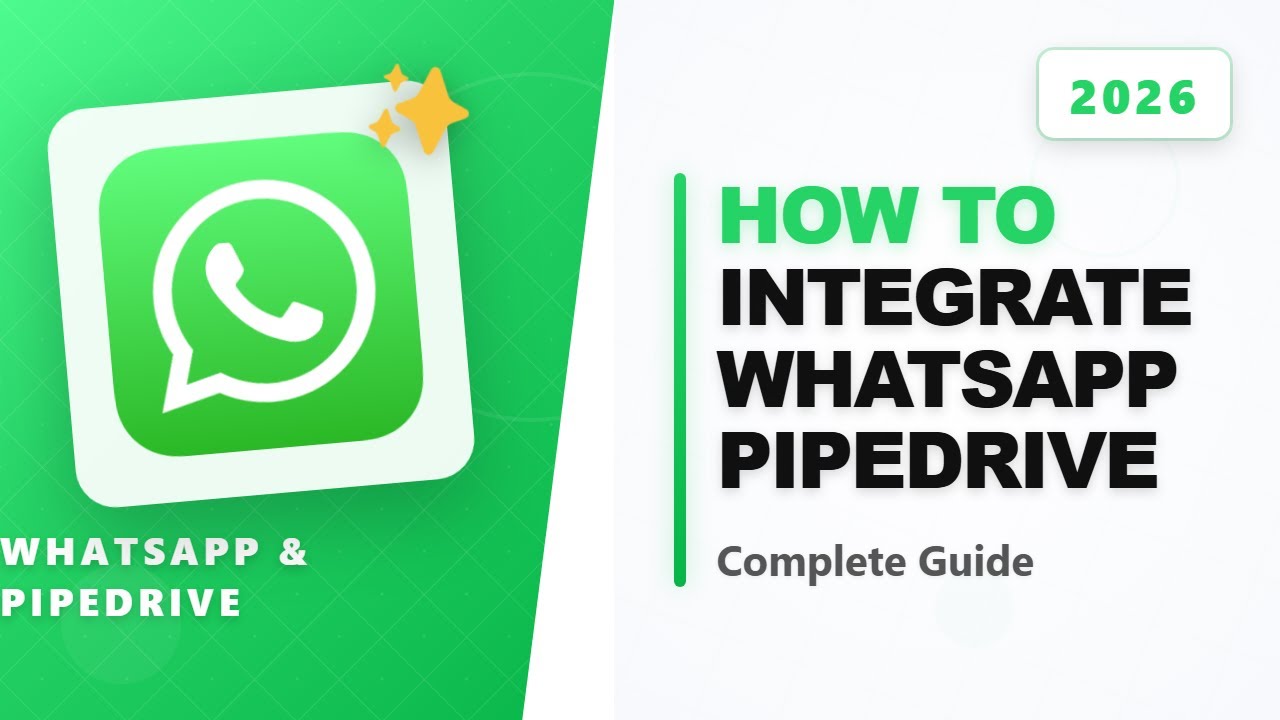 How To Integrate WhatsApp With Pipedrive - YouTube