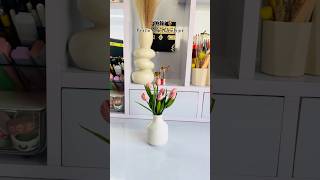 DIY pista shell tulips #shorts #diy #shortvideo #viral #handmade #ytshorts #handmade #youtubeshorta