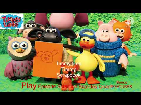 Timmy time Timmy scrapbook on dvd menu
