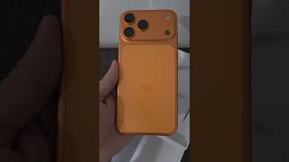 Iphone 17 pro max Cosmic Orange unboxing #apple #iphone #iphoneunbox #iphone17 #iphone17promax