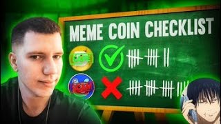 Memecoin Checklist Featuring Mellometrics
