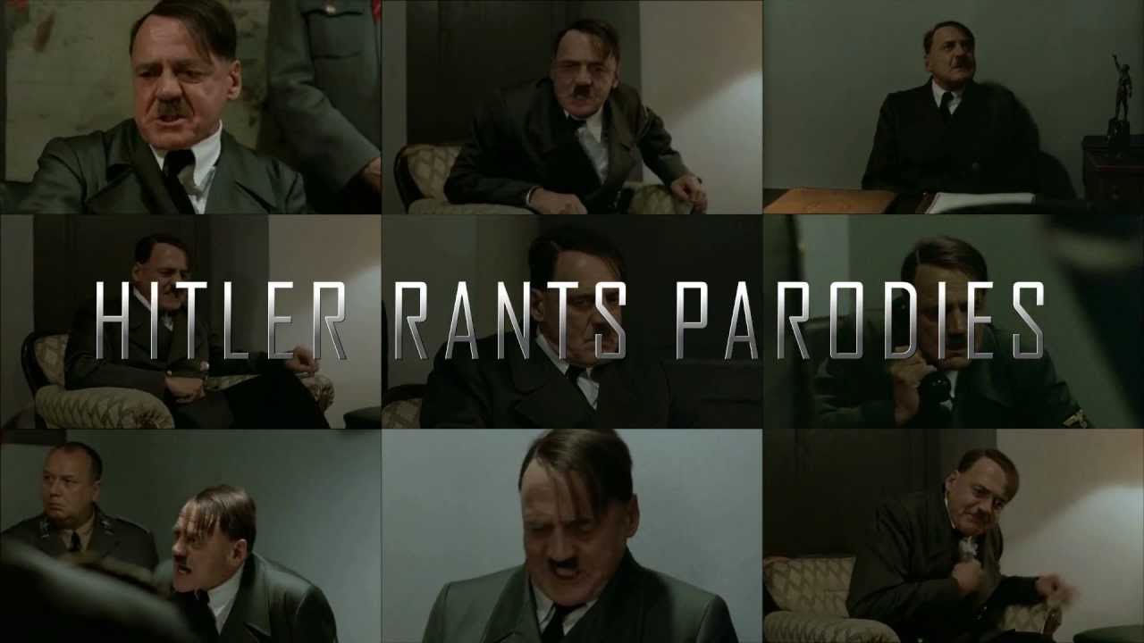 Hitler looks at picture of Hitler Rants Parodies