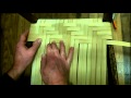 How to Weave a Splint Seat in Herringbone Pattern Using Flat Reed