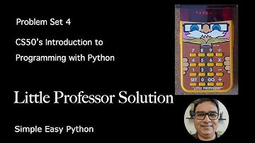 Little Professor CS50P Solution – Problem Set 4