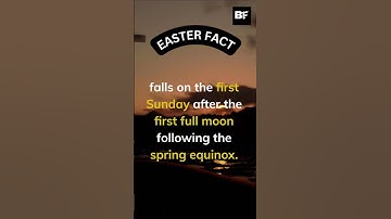 How is the Date of Easter Determined? #jesus #shorts #easter