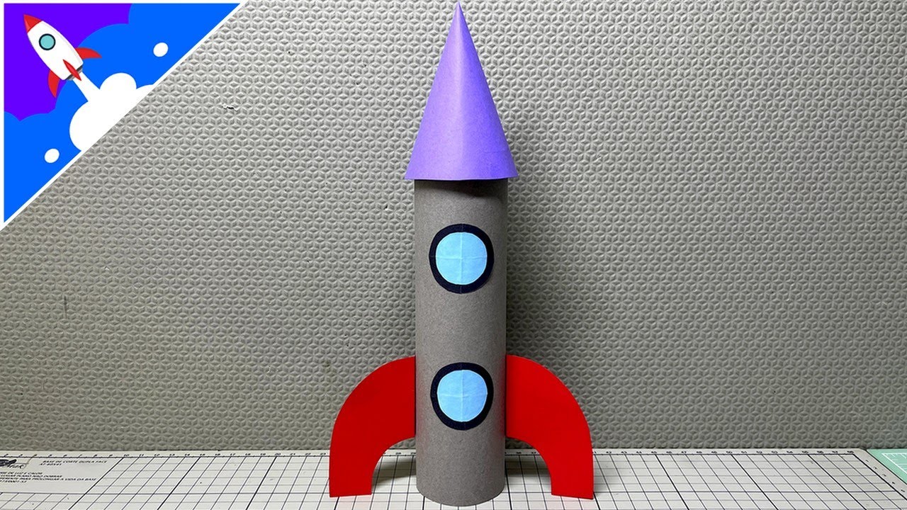 Como fazer um foguete de papel