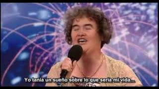 Susan Boyle Subtitulado en español (Les Miserables - Episode 1 - Britains Got Talent)