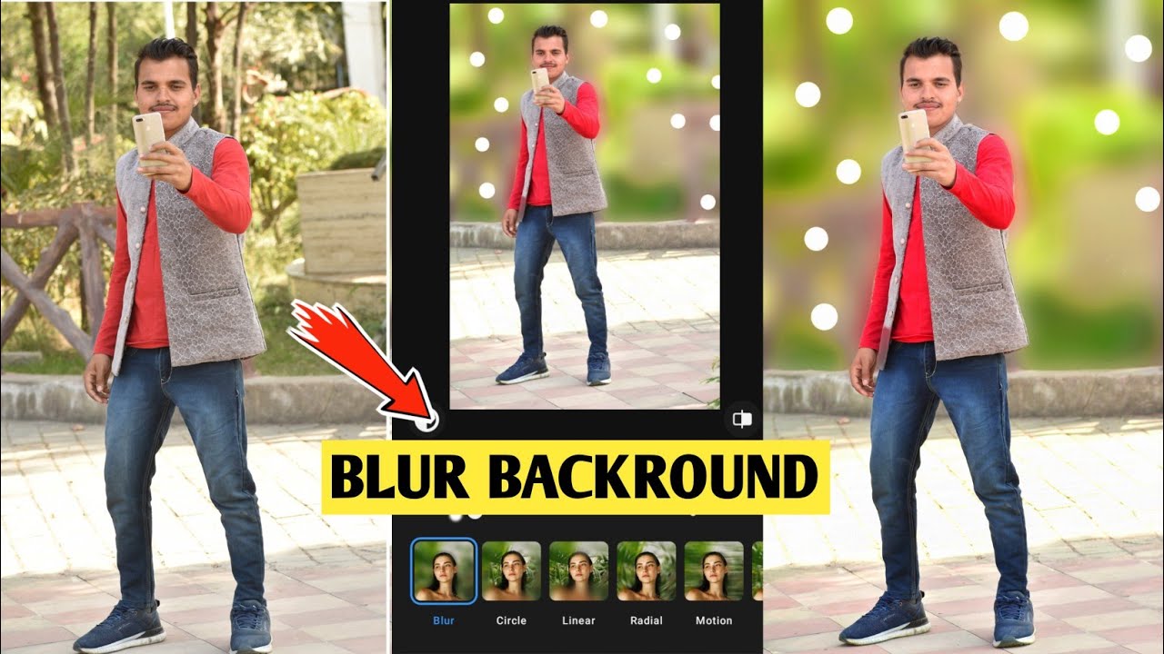 Mobile Click Photo को DSLR जैसा blur कैसे करें | How to Blur background ...