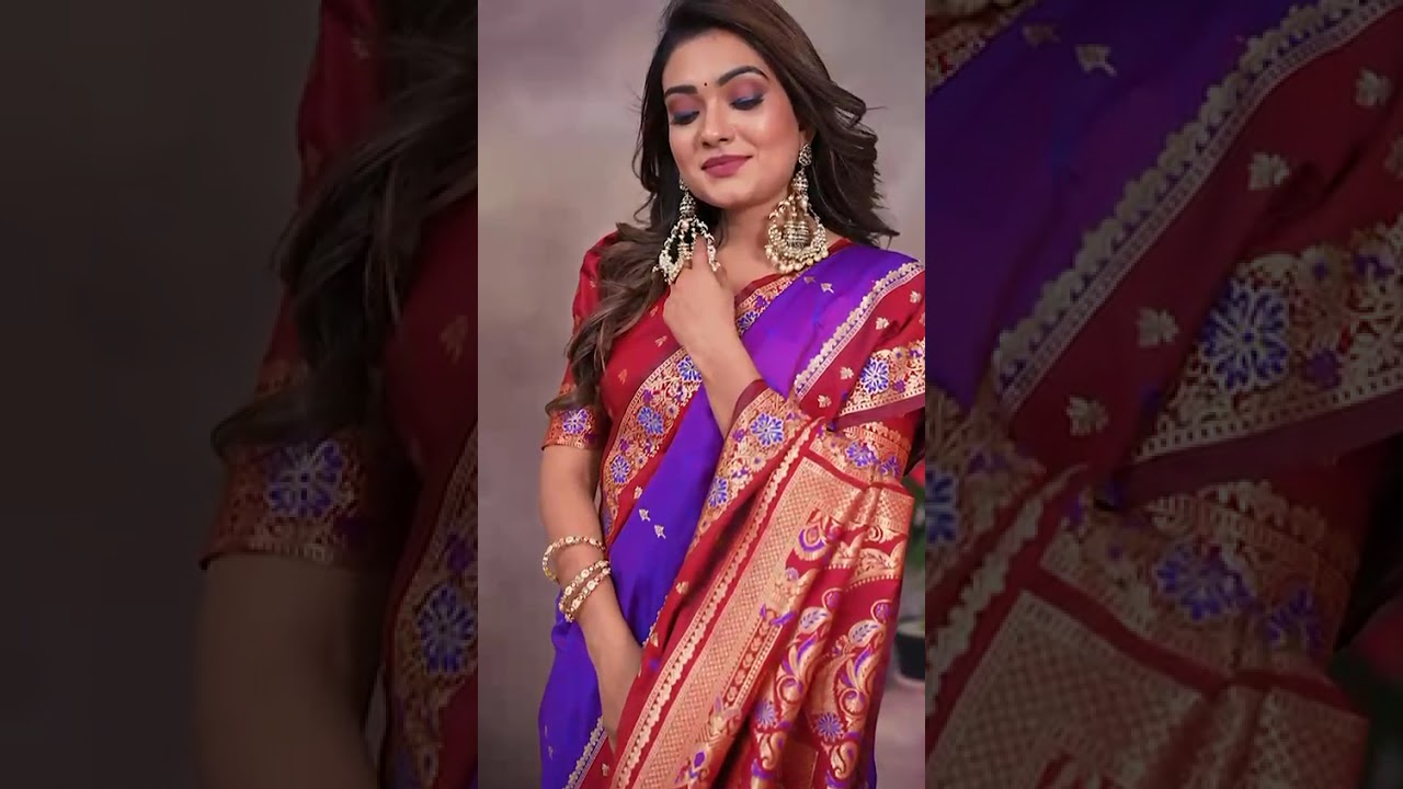 Soft Purple Kalamkari Silk Saree