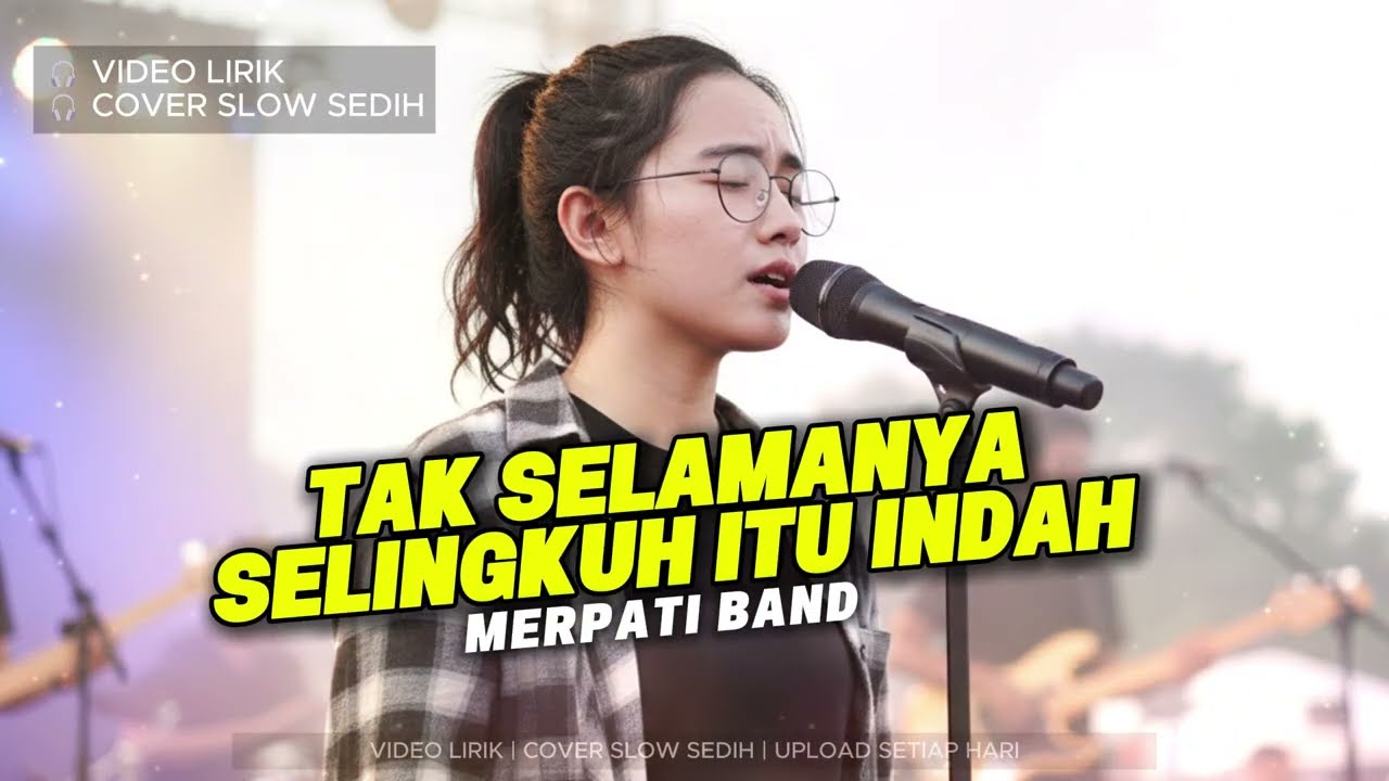 TAK SELAMANYA SELINGKUH ITU INDAH - MERPATI BAND | VIDEO LIRIK | COVER EVA MUSIK