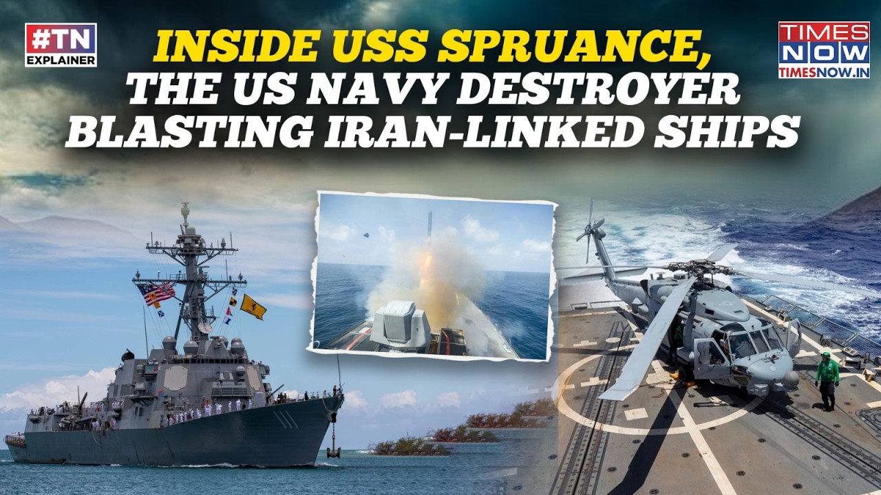 Inside US Navy's Spruance: Guided Missile Destroyer Hunting Iran-Linked ...