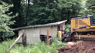 Dozer, Dirt and DRONE CRASH!